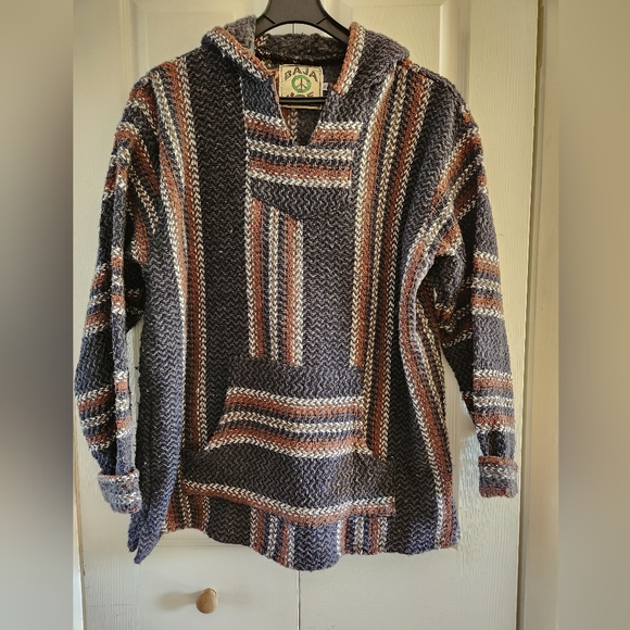 BAJA JOE Jackets & Coats Bohi Hoodie Beach Jacket Woven Cotton Baja